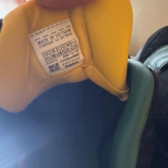 Men’s Reebok Answer 5 V Bethel High School Iverson Green Sz 11.5 Sneakers FX7199 - Picture 7 of 12